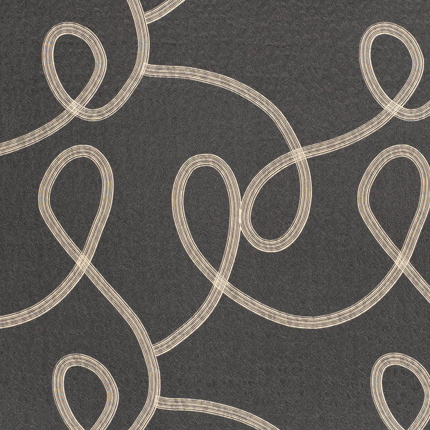 Satin Jacquard fabric Dark Grey slightly shiny 