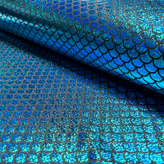 Lamé foiled Mermaid Aqua