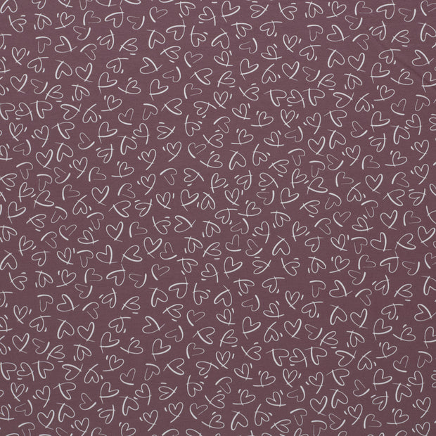 Jersey fabric Lila soft 