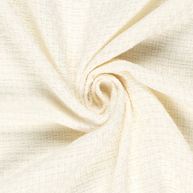 Jacquard fabric Unicolour Off White