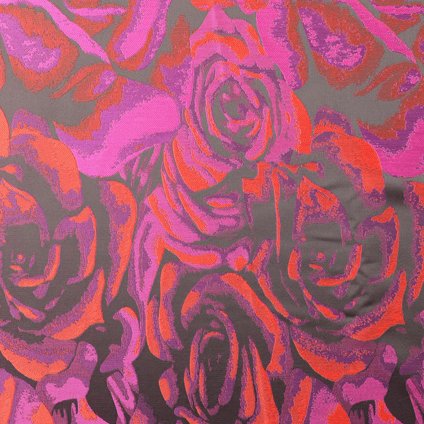 Jacquard fabrik Blumen Rosa