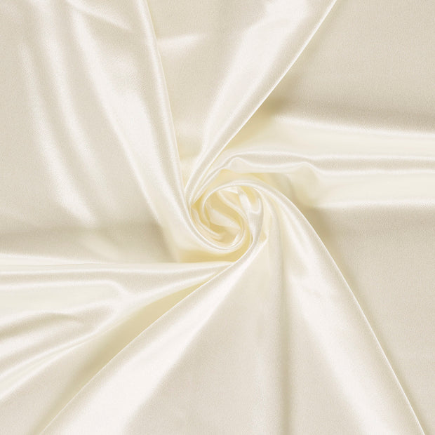 Satin Velvet fabric Off White dyed 