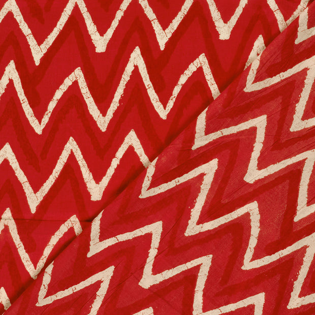 Voile fabric Abstract printed 