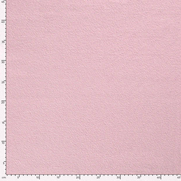Chiffon en laine tissu Unicolore Rose clair