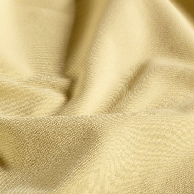 French Terry fabric Unicolour Yellow