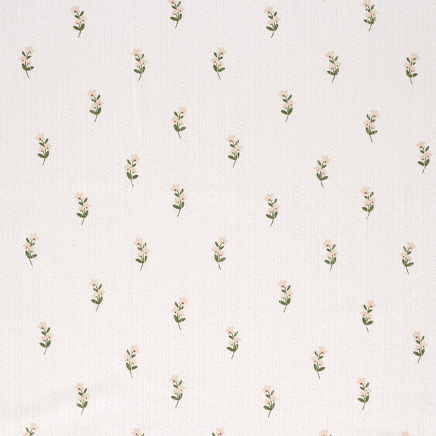 Pinpoint fabric Off White soft 