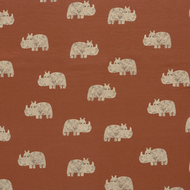Terry Crepe fabric Old Pink texturized 