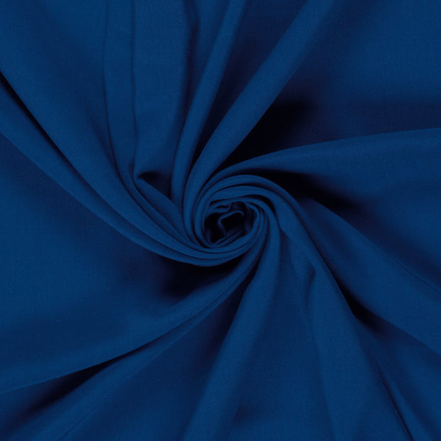 Bamboo Poplin fabric Unicolour Cobalt