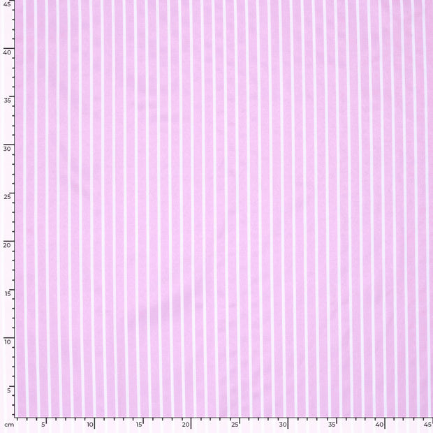 Woven Polyester fabric Stripes Light Pink