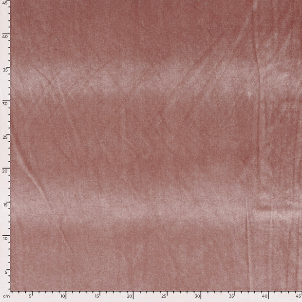 Velvet fabric Unicolour Light Pink