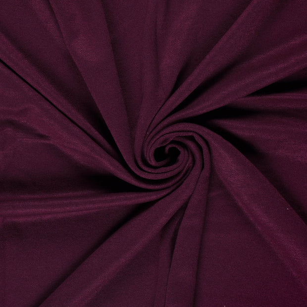 Heavy Knit fabric Wine red brushed 