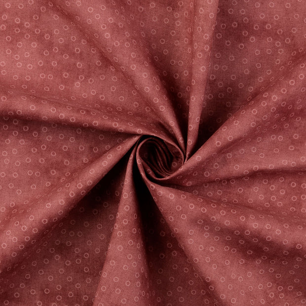 Cotton Poplin fabric Wine red 