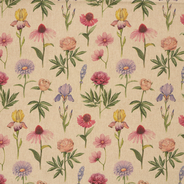 Linen Look fabric Beige matte 
