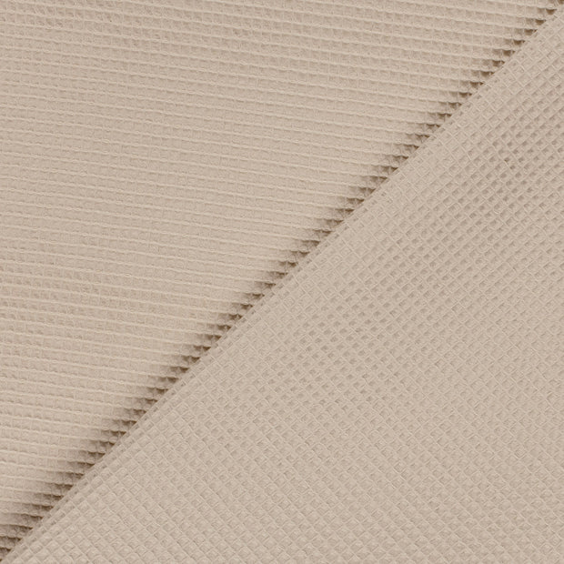 Waffle piqué fabric Unicolour 