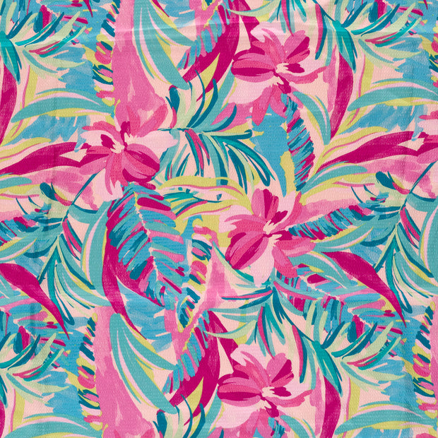 Polyester Bubble fabric Light Pink silk matte 