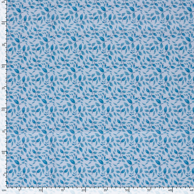 Waffelpiqué fabrik Babyblau