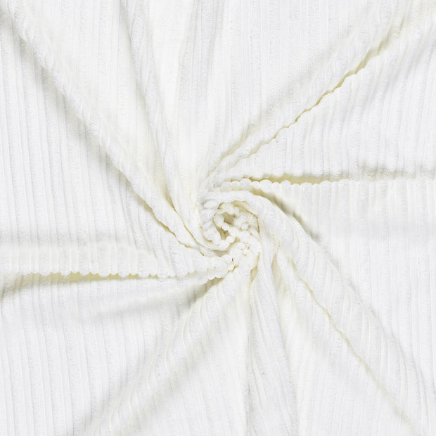 Corduroy 4.5w fabric Off White brushed 