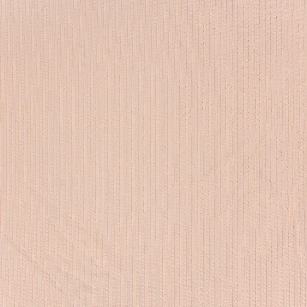 Rib Jacquard fabric Salmon texturized 