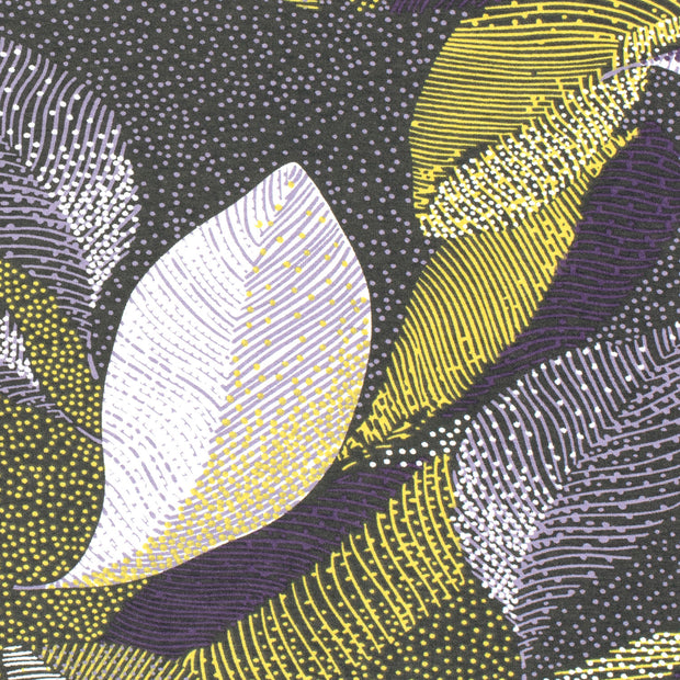 Viscose Jersey fabric Abstract Dark Grey