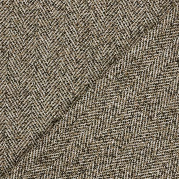 Jacquard fabric Unicolour brushed 