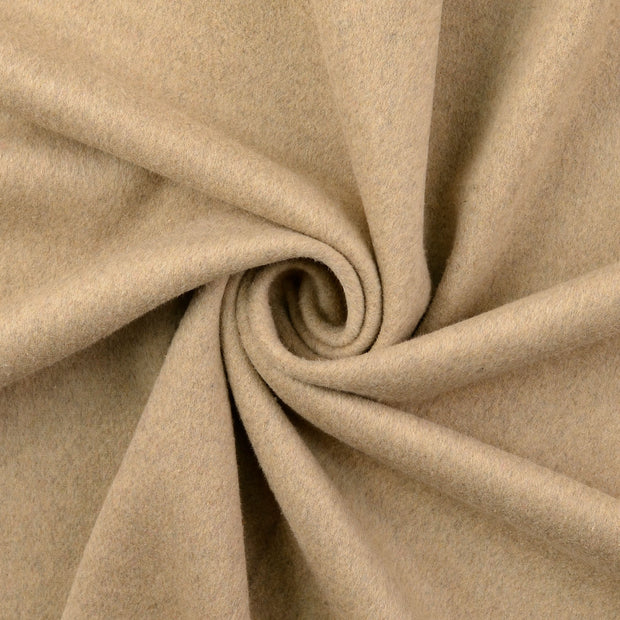 Wool Boucle fabric Beige 