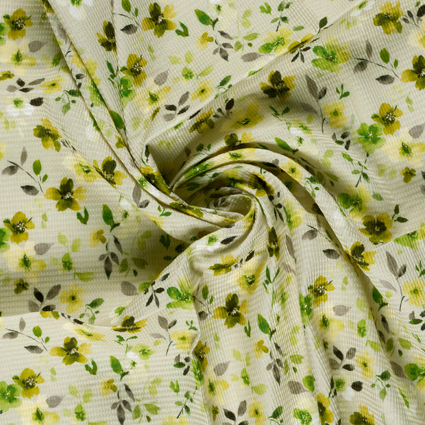Waffle piqué fabric Mint 