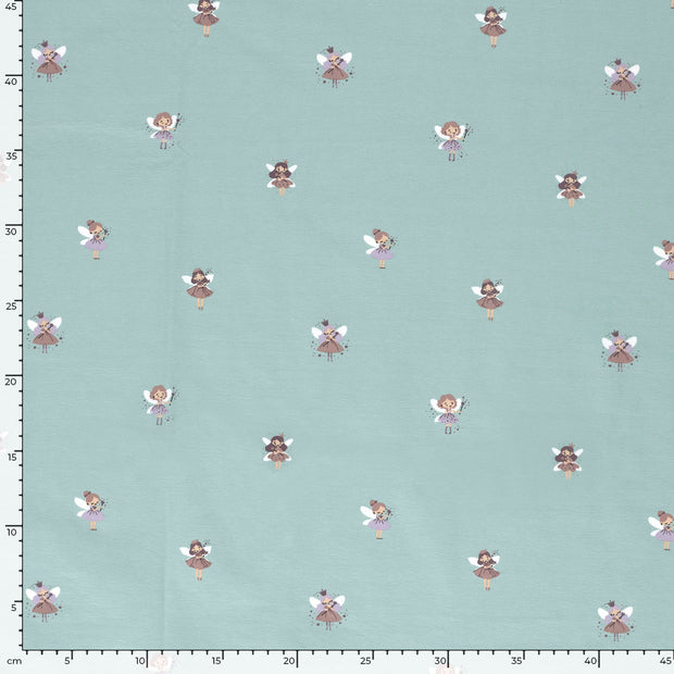 Jersey fabrik Fee Babyblau