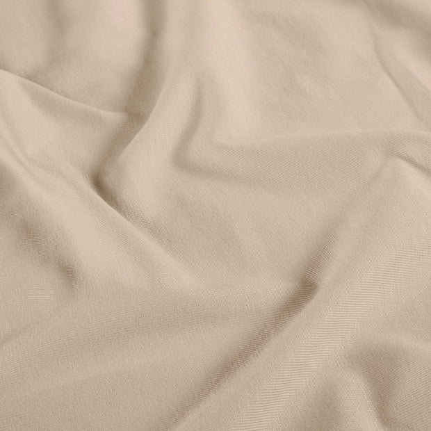 Bamboo Jersey fabric Unicolour Beige