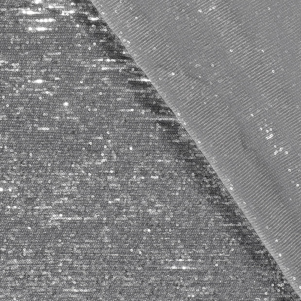 Mesh fabric Unicolour Sequins 