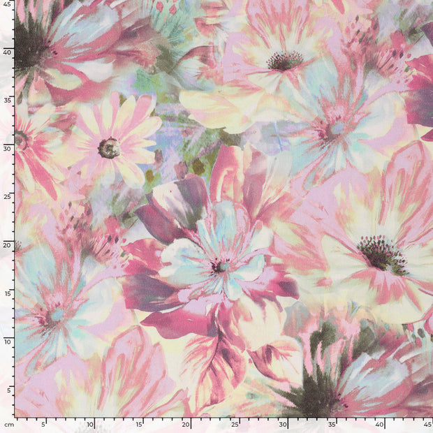  fabric Flowers Pink