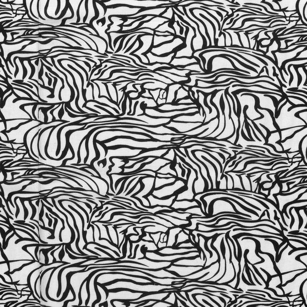 Woven Viscose Linen fabric White matte 