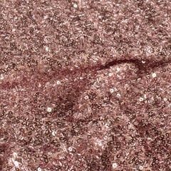 Mesh Sequins Unicolour Pink
