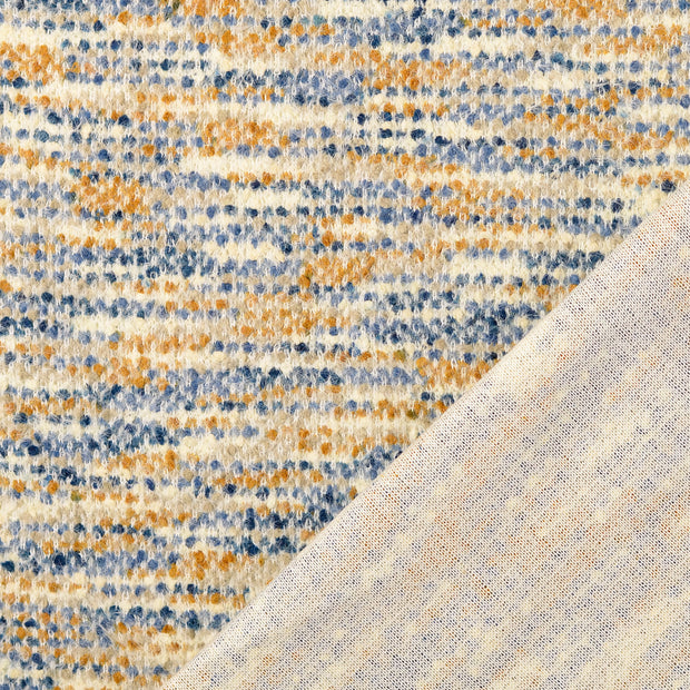 Knitted fabric Cobalt yarn dyed 