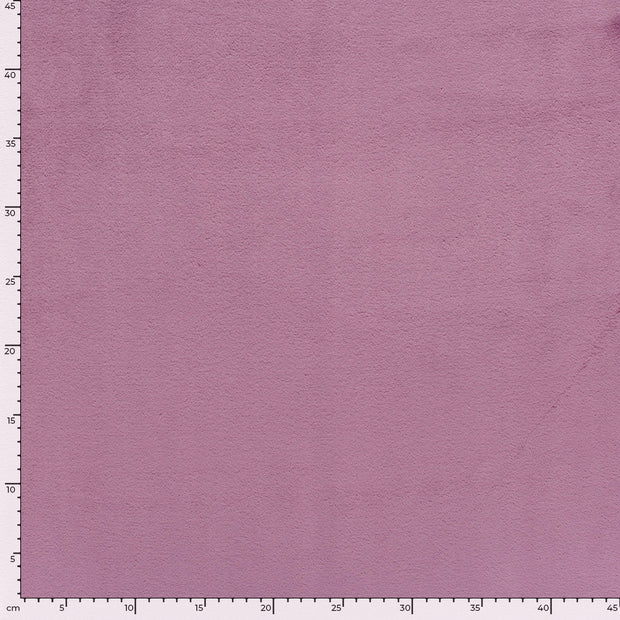 Coral Fleece fabric Unicolour Old Pink