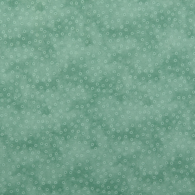 Cotton Poplin fabric Geometric pattern Mint