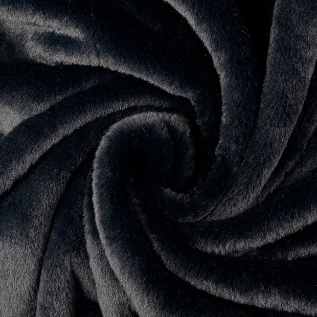 Fake Fur fabric Black 