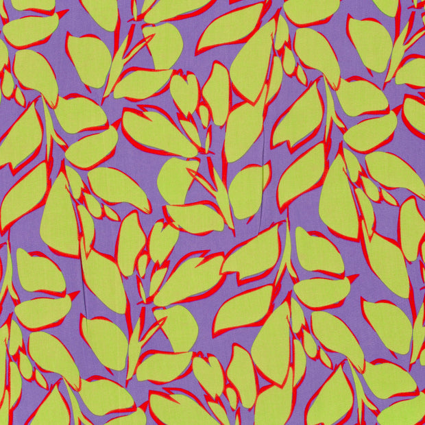 Bamboo Poplin fabric Lime Green matte 