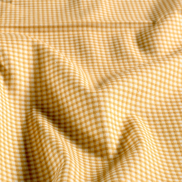 Cretonne fabric Checks Beige