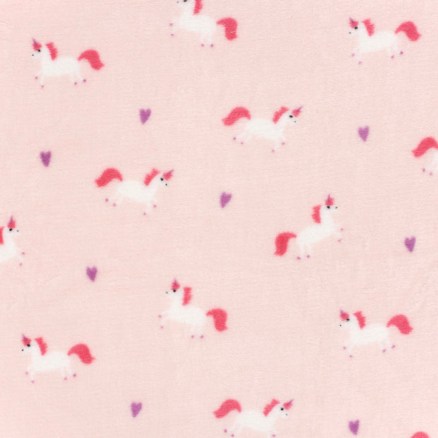 Coral Fleece fabric Pink soft 