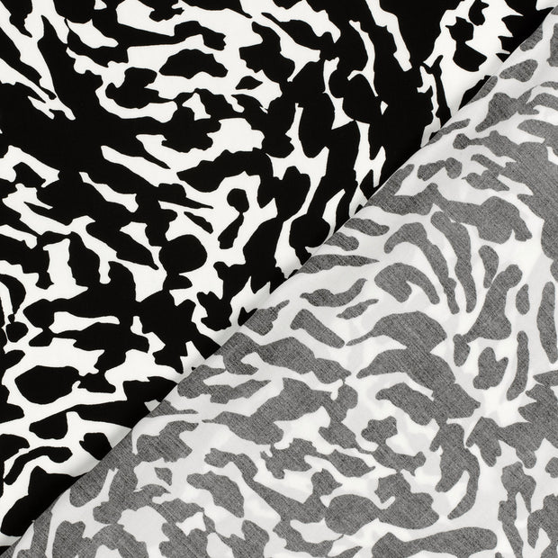 Bamboo Poplin fabric Abstract printed 