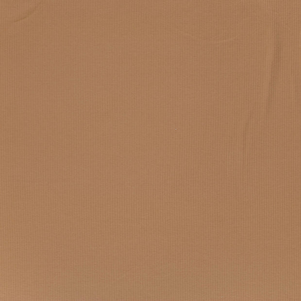 Rib Jersey fabric Nutmeg soft 