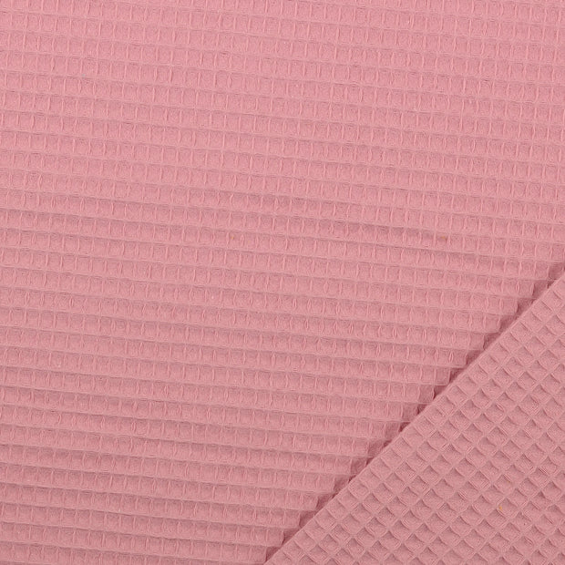 Waffle piqué fabric Unicolour 