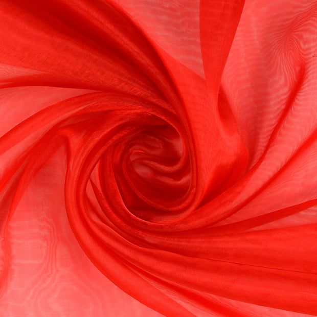 Organza fabric Red 