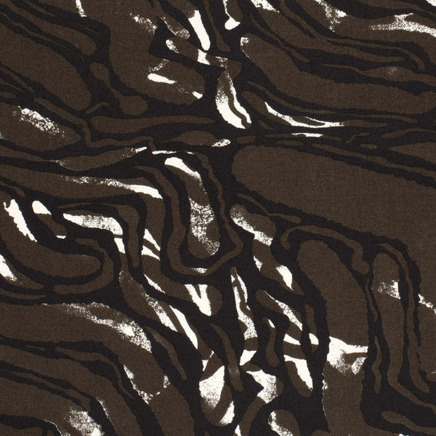 Punta di Roma fabric Abstract Black