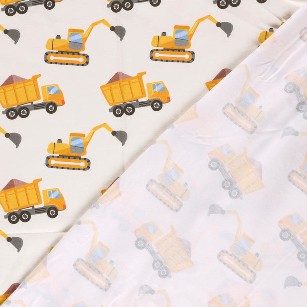 Jersey fabric Vehicles digital printed 