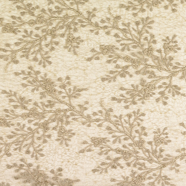  fabric Flowers Beige