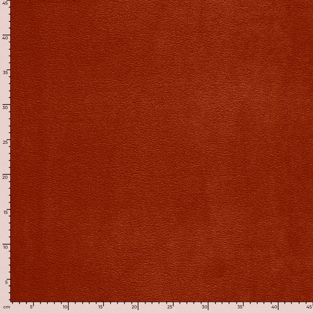 Polar Fleece fabrik Uni Ziegel
