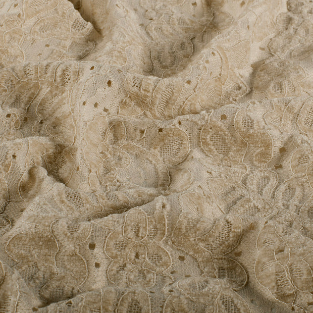 Chenille fabric Unicolour Beige