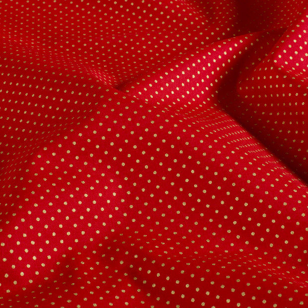  fabric Dots Red