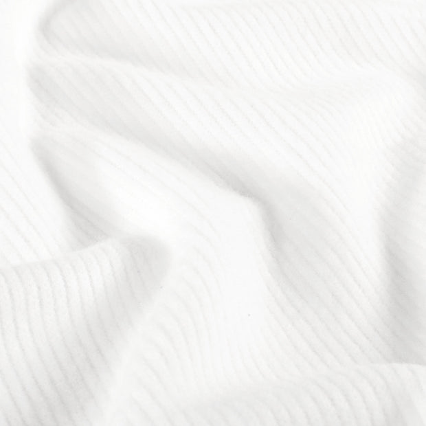 Poly Viscose Jersey fabrik Uni Wollweiß
